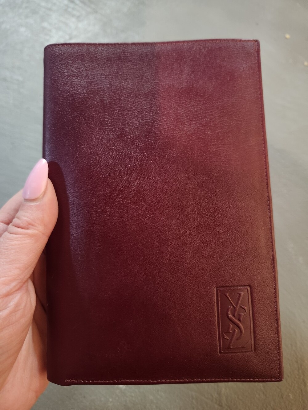 Yves Saint Laurent Deep Wine Wallet